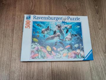 Dolfijnen puzzel 500 compleet ravensburger beschikbaar voor biedingen
