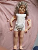 defecte vintage looppop, ca 70 cm hoog, Ophalen of Verzenden, Gebruikt, Pop