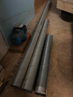 Spiro buizen. 100. mm  / 3 meter /135 cm / 80 cm, Doe-het-zelf en Verbouw, Buizen en Afvoer, Ophalen, Overige typen, Zo goed als nieuw