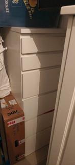Witte IKEA ladekast met spiegel, Ophalen, Zo goed als nieuw, Minder dan 25 cm, Minder dan 50 cm