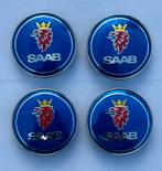 63 & 60 mm saab set van 4 naafdoppen center cap naafkap, Ophalen of Verzenden, Zo goed als nieuw