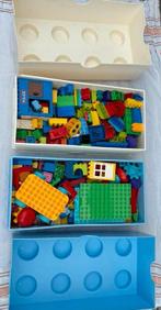 2 lego opberg blokken VOL met duplo, Kinderen en Baby's, Speelgoed | Duplo en Lego, Ophalen of Verzenden, Zo goed als nieuw, Duplo