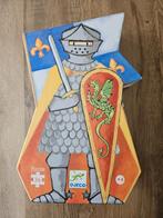 Djeco puzzel ridder, Ophalen of Verzenden, 10 tot 50 stukjes, Gebruikt