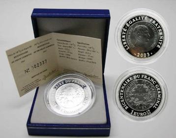 Frankrijk, 1,5 euro zilver, 2003, 200 jaar Franc, Proof