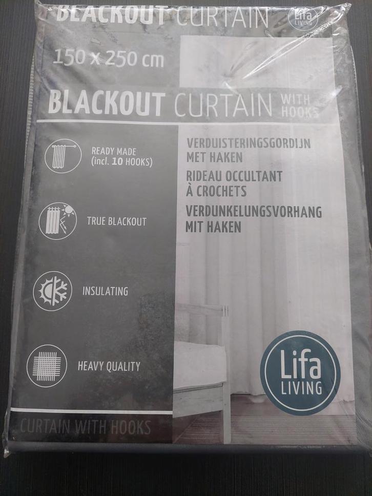 Nieuwe Verduisterende Gordijn 150x250 cm, Huis en Inrichting, Stoffering | Gordijnen en Lamellen, Nieuw, 150 tot 200 cm, 100 tot 150 cm