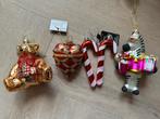 Glazen kerstballen figuurtjes, Diversen, Kerst, Ophalen, Zo goed als nieuw