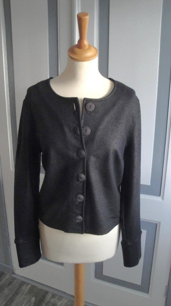 Zwart jasje maat L (z.g.a.n.), Kleding | Dames, Jasjes, Kostuums en Pakken, Zo goed als nieuw, Jasje, Maat 42/44 (L), Zwart, Ophalen of Verzenden
