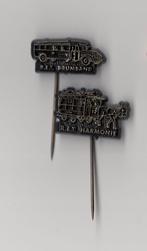 RET Rotterdam Harmonie Drumband speldjes, Verzamelen, Gebruikt, Niet vindbaar, Niet vindbaar, Speldje of Pin