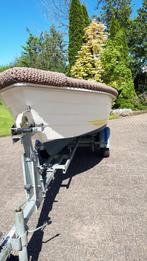 Prachtige sloep quicksilver 440 .met15pk yamaha  en trailer, 10 tot 30 pk, Ophalen of Verzenden, Zo goed als nieuw, 3 tot 6 meter