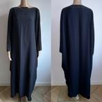 Abaya kaftan jurk vest zwart blauw jas jasje kimono top L XL, Verzenden, Nieuw, Maat 42/44 (L), Blauw