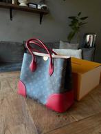 Louis Vuitton Flandrin tas met rode accenten, Ophalen, 30 cm of meer, Bruin, Nieuw