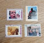 4 persoonlijke zegels gestempeld met mensen, Ophalen of Verzenden