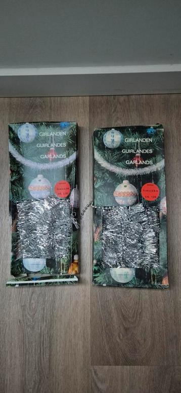 Kerststlingers zilver  beschikbaar voor biedingen