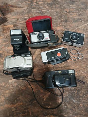 Vintage Camera Collectie - Diverse Merken beschikbaar voor biedingen
