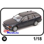 BMW 5 Serie Touring (E39) 1998 blauw  Triple9 modelauto 1:18, Overige merken, Auto, Verzenden, Diecast Company