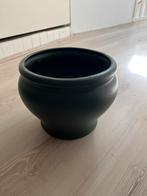 Bloempot groen rond 16.5cm diameter, Ophalen, Rond, Aardewerk, Minder dan 25 cm