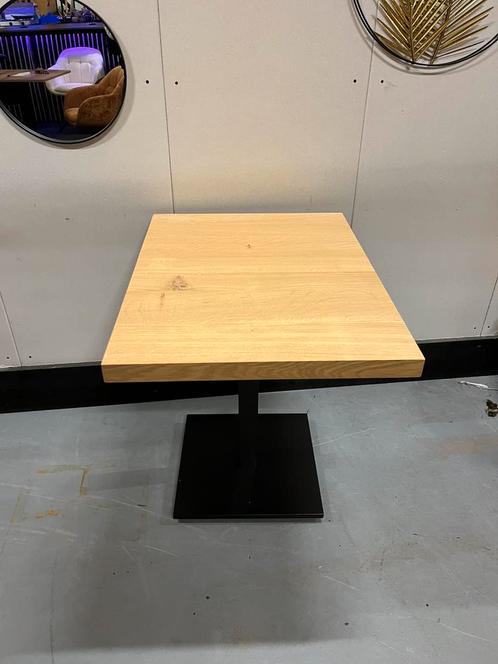 Horeca eettafel echt eiken 2 stuks, Antiek en Kunst, Antiek | Meubels | Tafels, Ophalen of Verzenden