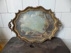 vintage dienblad wandbord italy florentijns brocante barok, Ophalen