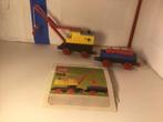 Treinset 134-1 mobiele kraan en wagon ( 1975), Ophalen of Verzenden, Complete set, Duplo