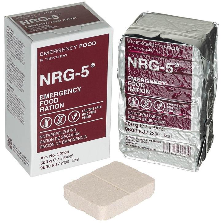 NRG-5 Emergency Rations – 4x 500 g (9 repen), Verzamelen, Militaria | Algemeen, Landmacht, Overige typen, Nederland, Ophalen of Verzenden