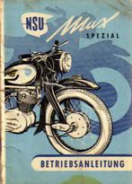 NSU Max Spezial Betriebsanleitung (4018z) motor, Motoren, Verzenden, Overige merken