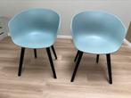 Set van 2 Hay stoelen AAC22 dusty blue, Blauw, Twee, Ophalen of Verzenden, Hout