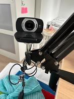 Webcam arm + Logitech C920c, Ophalen, Microfoon, Logitech, Zo goed als nieuw