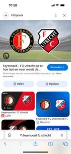 2 tickets feynoord utrecht bunnikside, Twee personen