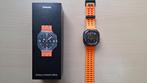 Samsung Galaxy Watch Ultra – 47mm – Zwart/Oranje, Hartslag, Zwart, Ophalen of Verzenden, Zo goed als nieuw