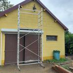 Rolsteiger aluminium   werkhoogte 4,4 meter, Doe-het-zelf en Verbouw, Steigers, Ophalen, Zo goed als nieuw, Rolsteiger of Kamersteiger