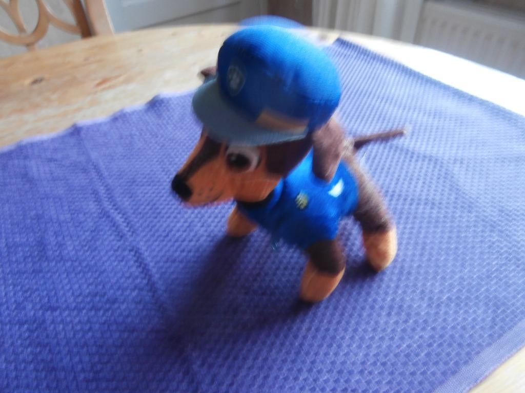 actiefiguur knuffel paw patrol nickelodeon chase hondje hond, Ophalen of Verzenden, Zo goed als nieuw