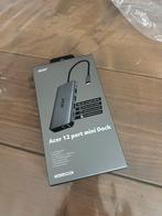 Nieuw acer 12 port mini dock av multi poort grijs, Computers en Software, USB Sticks, Ophalen of Verzenden, Nieuw