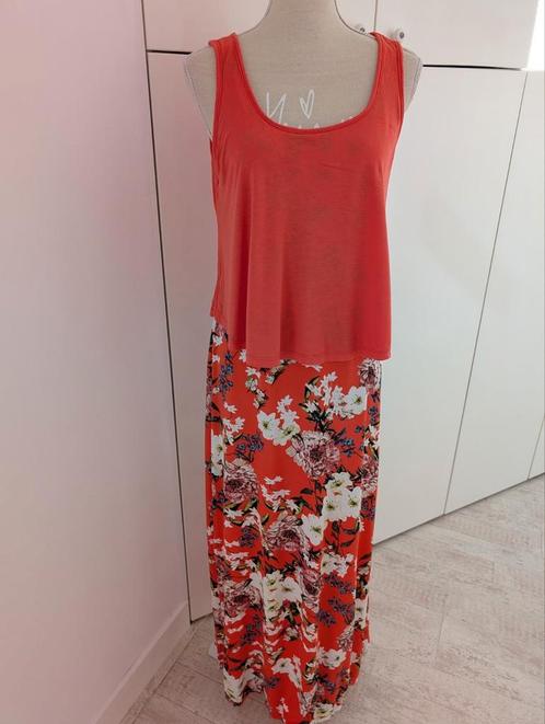 s'Oliver vrolijke zomer jurk maat 42., Kleding | Dames, Grote Maten, Zo goed als nieuw, Jurk, Oranje, Ophalen of Verzenden