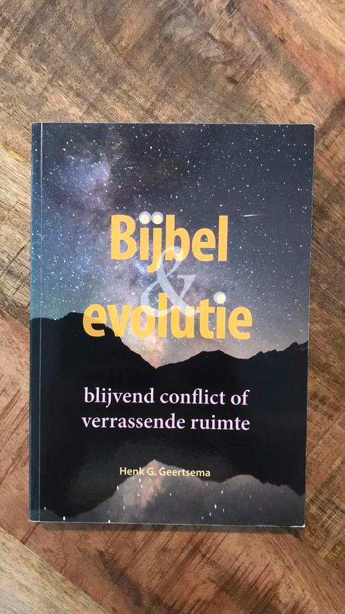 Henk Geertsema - Bijbel en evolutie, Boeken, Wetenschap, Zo goed als nieuw, Ophalen of Verzenden