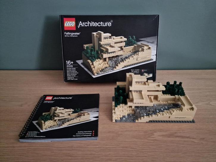 Lego Architecture 21005 Fallingwater, Kinderen en Baby's, Speelgoed | Duplo en Lego, Zo goed als nieuw, Lego, Complete set, Ophalen of Verzenden