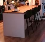 Bar met Houtkleurig blad en 3 Lades, 3 zitplaatsen, Ophalen, Gebruikt