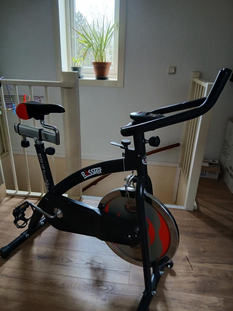 Spinningfiets Rossler R320 HP speedbike., Ophalen, Zo goed als nieuw, Metaal, Spinningfiets