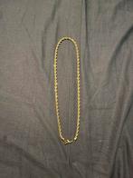 Gouden Roped Ketting, Ophalen of Verzenden, Zo goed als nieuw, Goud, Overige materialen