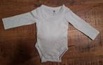 Bamboe meegroei overslagromper wit 50/56, Broekje, Jongetje of Meisje, Ophalen of Verzenden, Zo goed als nieuw