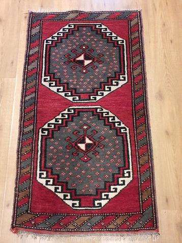 Vintage handgeknoopt oosters tapijt kazak 126x70 beschikbaar voor biedingen