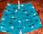 Zwembroek 86-92 met vissen, blauw, Kinderen en Baby's, Babykleding | Baby-zwemkleding, Ophalen of Verzenden, Zo goed als nieuw
