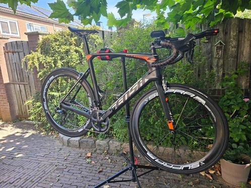 Sensa Giulia Aero, Carbon, Ultegra, 58, 2 wielsets, powerm., Fietsen en Brommers, Fietsen | Racefietsen, Gebruikt, Heren, Overige merken