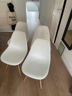 4 chairs eames replica, Huis en Inrichting, Stoelen, Ophalen, Kunststof, Gebruikt, Wit