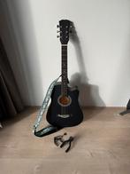 Akoestische Gitaar + Accessoires, Muziek en Instrumenten, Snaarinstrumenten | Gitaren | Akoestisch, Ophalen of Verzenden, Zo goed als nieuw