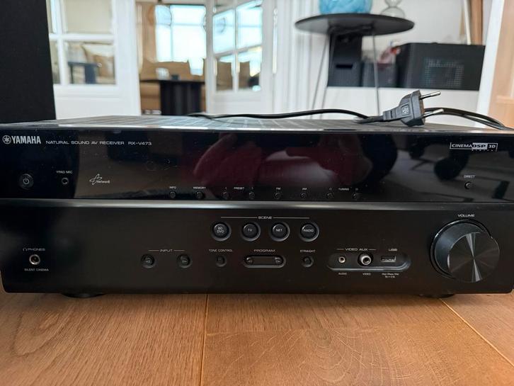 Yamaha RX-V473 AV-Receiver met afstandsbediening, Audio, Tv en Foto, Versterkers en Receivers, Gebruikt, 5.1, 120 watt of meer