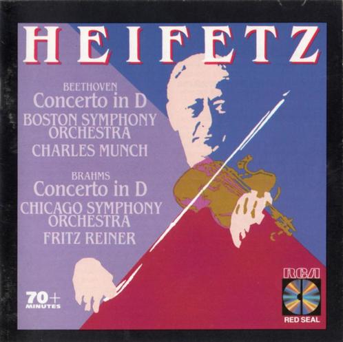 BEETHOVEN Concerto in d CD HEIFETZ MUNCH RCA, Cd's en Dvd's, Cd's | Klassiek, Gebruikt, Orkest of Ballet, Classicisme, Ophalen of Verzenden