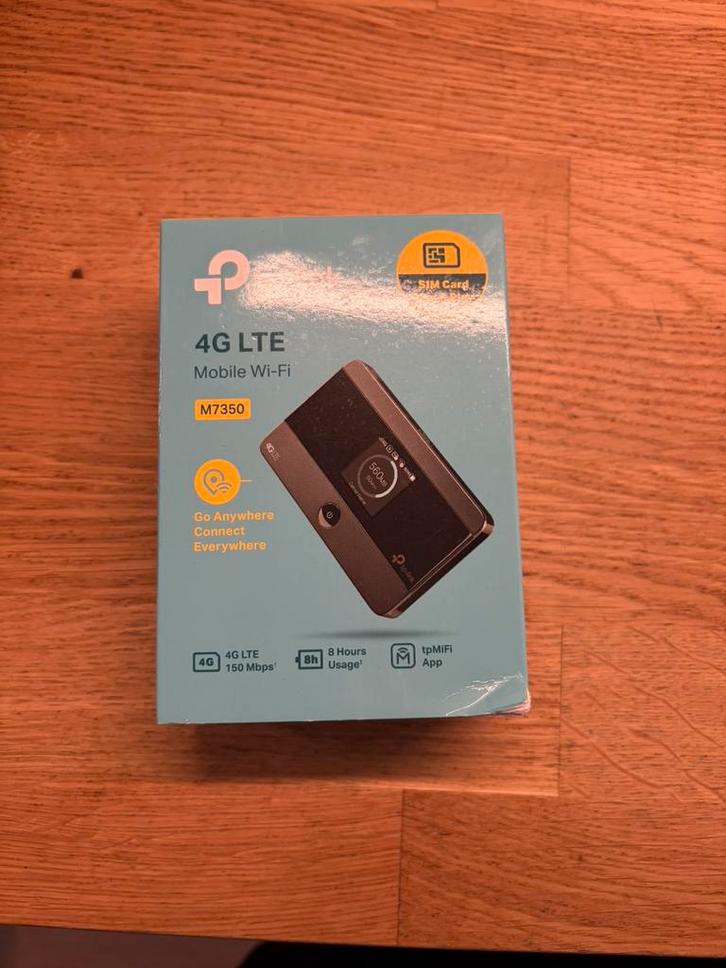 TP-Link M7350 4g simkaart wifi hotspot, Computers en Software, Routers en Modems, Ophalen of Verzenden