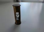 Antieke Messing Zandloper - 85x30mm, Antiek en Kunst, Ophalen of Verzenden
