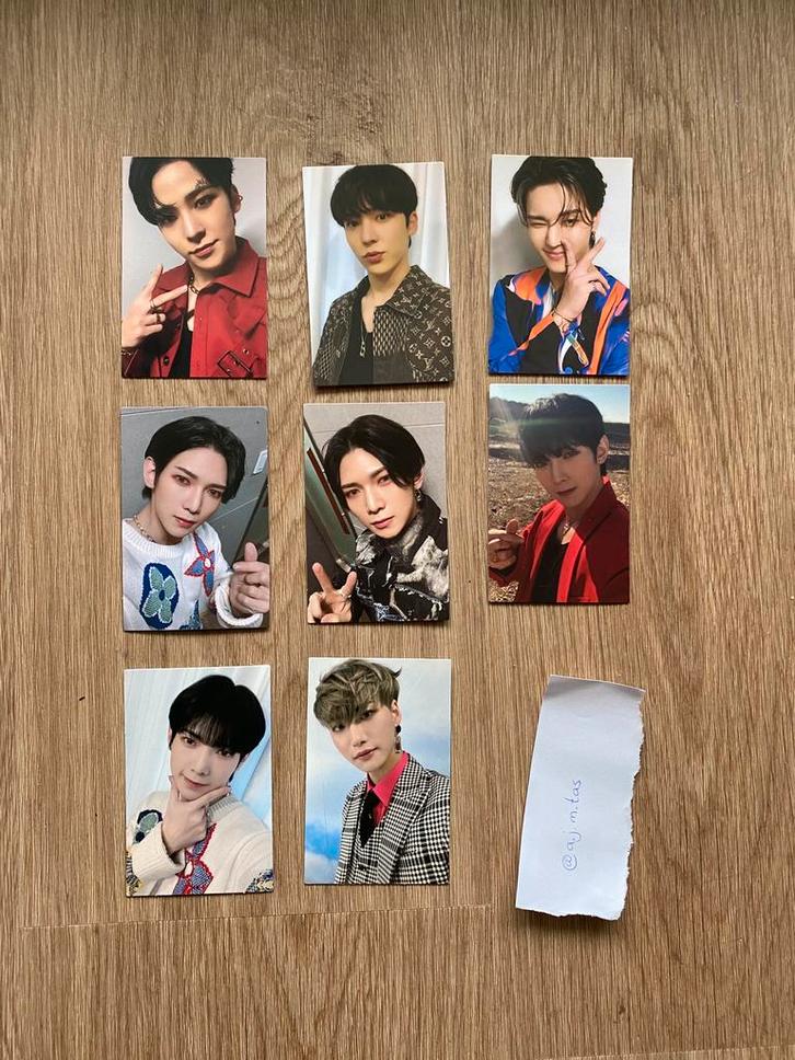 Ateez zero:fever part 2 photocards MMT pob, Verzamelen, Muziek, Artiesten en Beroemdheden, Zo goed als nieuw, Foto of Kaart, Ophalen of Verzenden