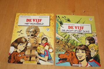2 x strip  De Vijf  (naar Enid Blyton) in 1 koop voor 3 euro beschikbaar voor biedingen